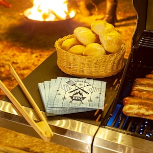 Servilletas decoupage Barbacoa de invierno