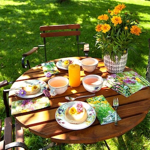 Servilletas decoupage caléndula