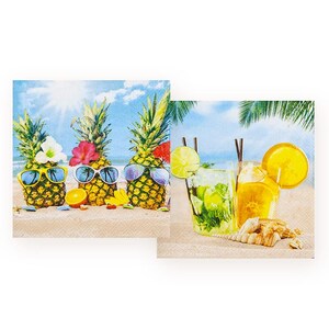 Servilletas decoupage Tiempo de playa