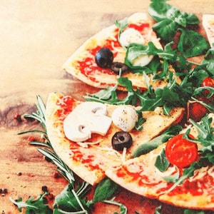 Guardanapos Decoupage Pizza