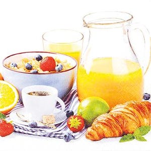 Servilletas de decoupage Desayuno delicioso