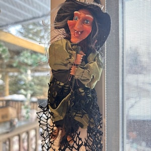 Kitchen Witch Doll Sirene green | Handmade