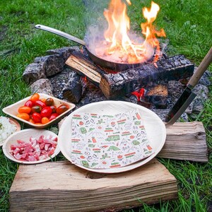 Servilletas de decoupage Hora de acampar