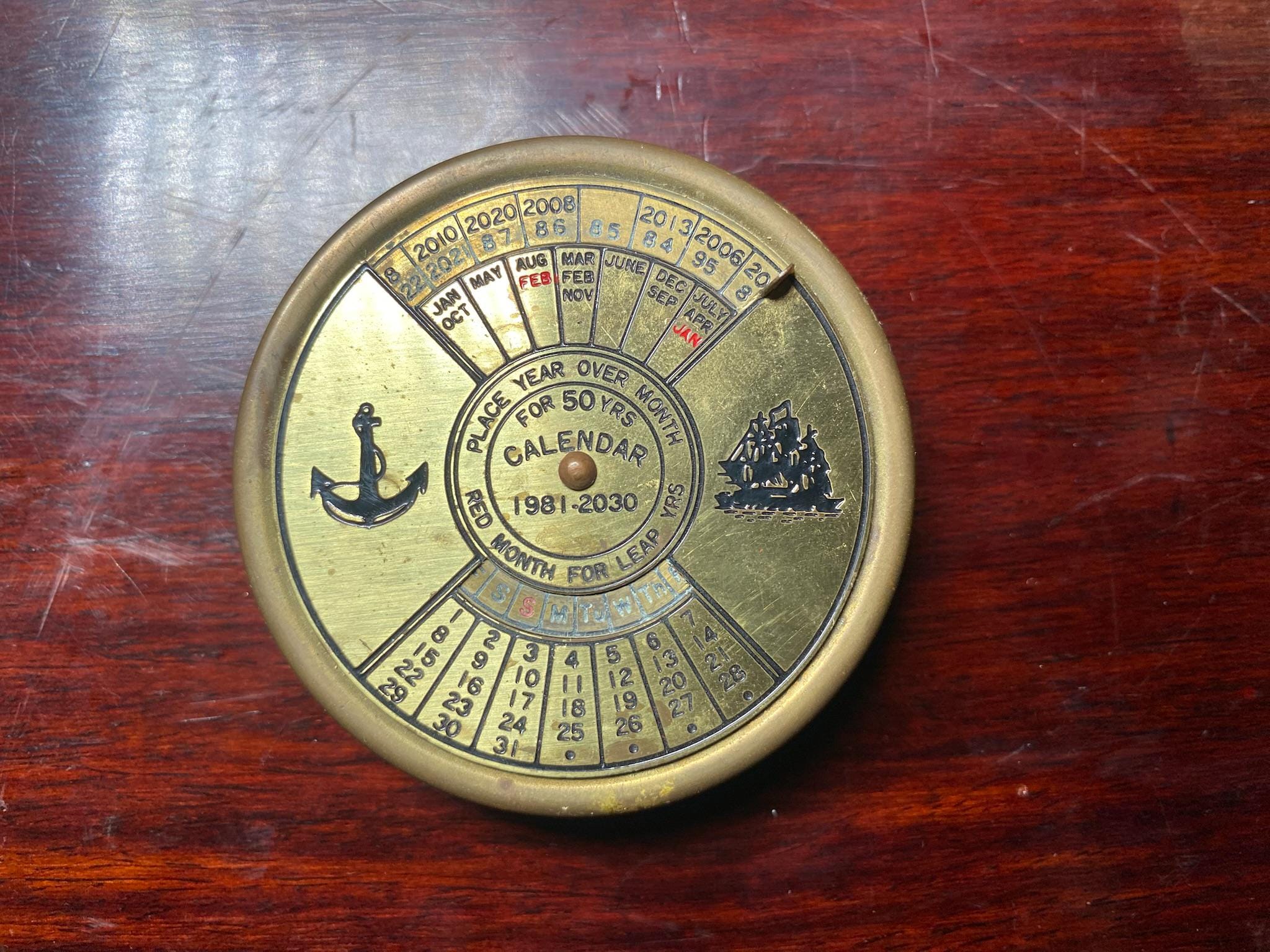カレンダー　コンゴ　Rotating 50 Year Calendar コインカレンダー コンゴ Rotating 売れ筋 50 Year Calendar コイン