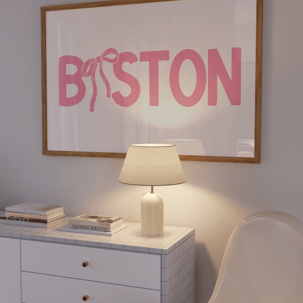 Wall Decor for Dorm Boston Etsy