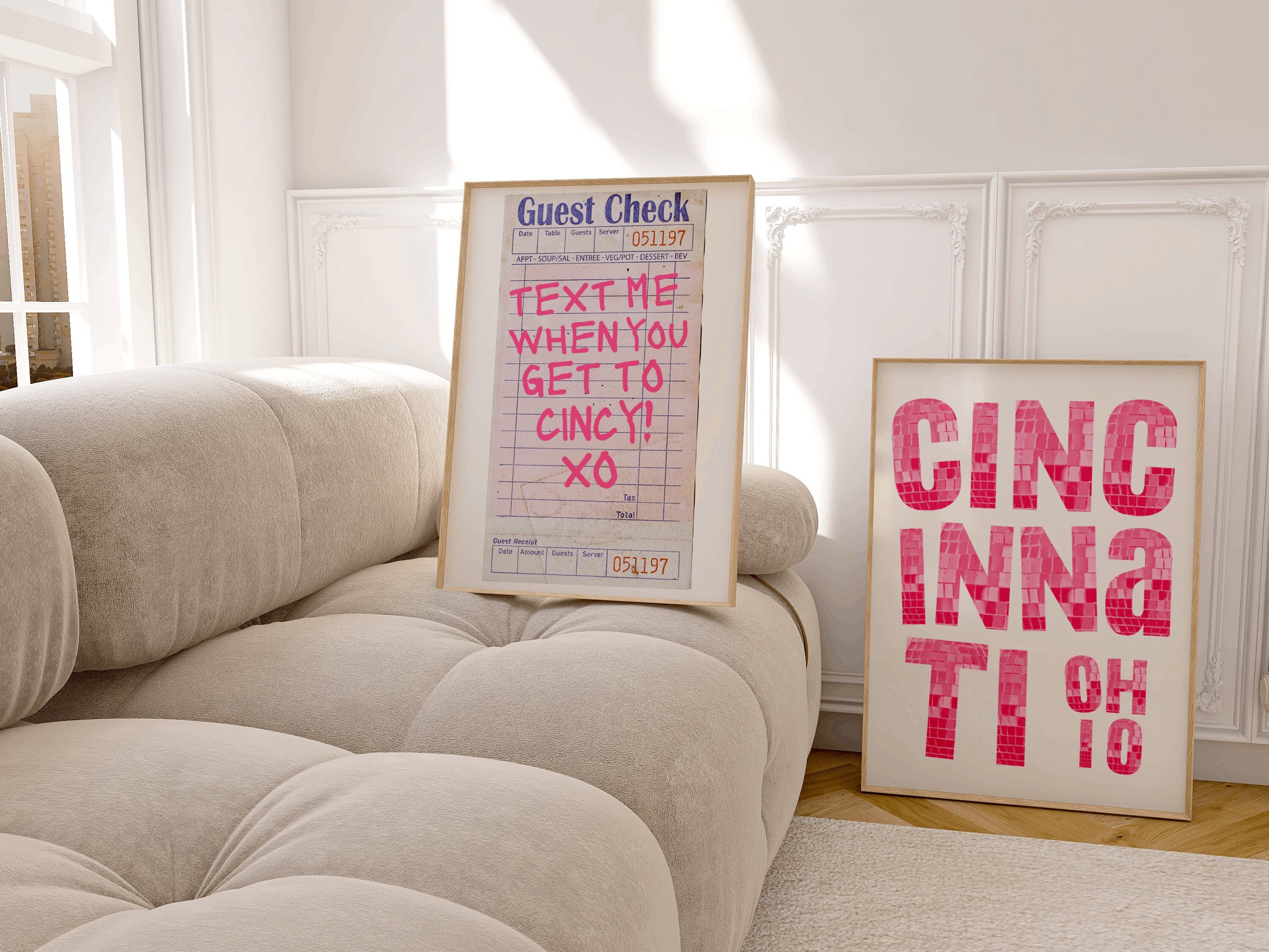 Cincinnati Wall Art, Ohio Art Print, Cincinnati Cityscape Poster, Ohio Dorm Decor, Custom City Art, Cincinnati Gift, Downtown Girl Aesthetic