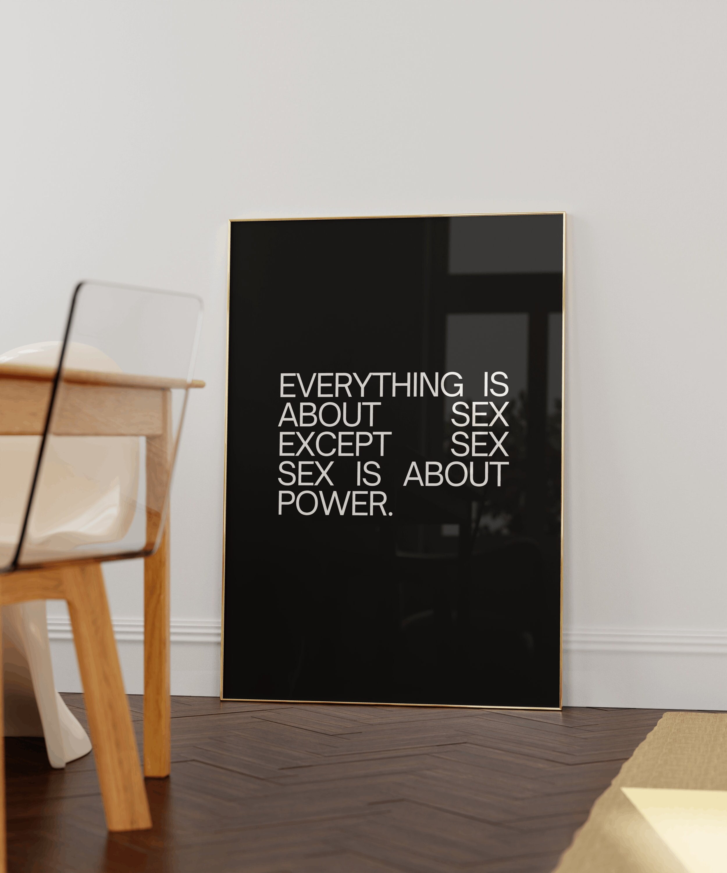 Bedroom Wall Art Over the Bed, Sexual Bedroom Art, Preppy Funky Wall ...