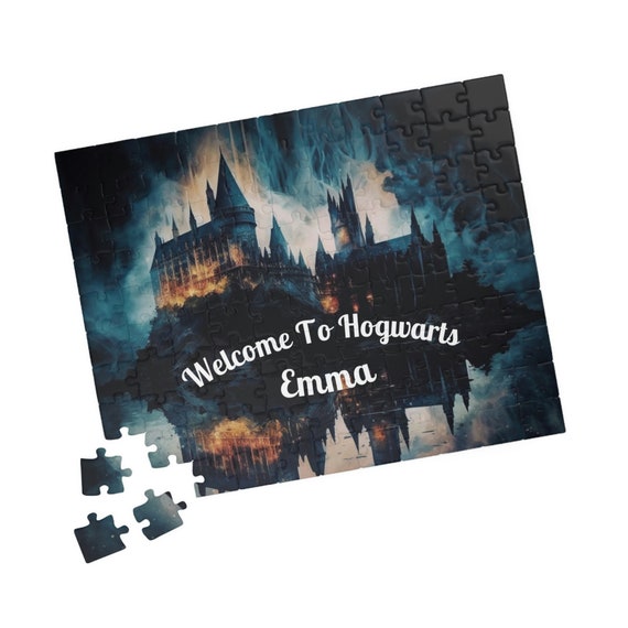 Customizable Harry Potter Puzzle, Hogwarts Puzzle, Witch Puzzle, Gift for  Boys and Girls 