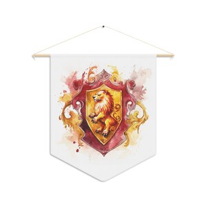 Harry Potter House Wall Banners - Complete Hogwarts House Wall Banner -  Perfect Indoor Outdoor Party Flag - Gryffindor, Slytherin, Hufflepuff,  Ravenclaw Banner Set (5 Pack) (20 inch * 12 inch) 