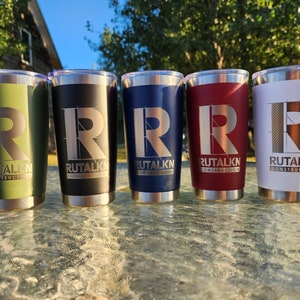 Custom 20 ounce tumbler