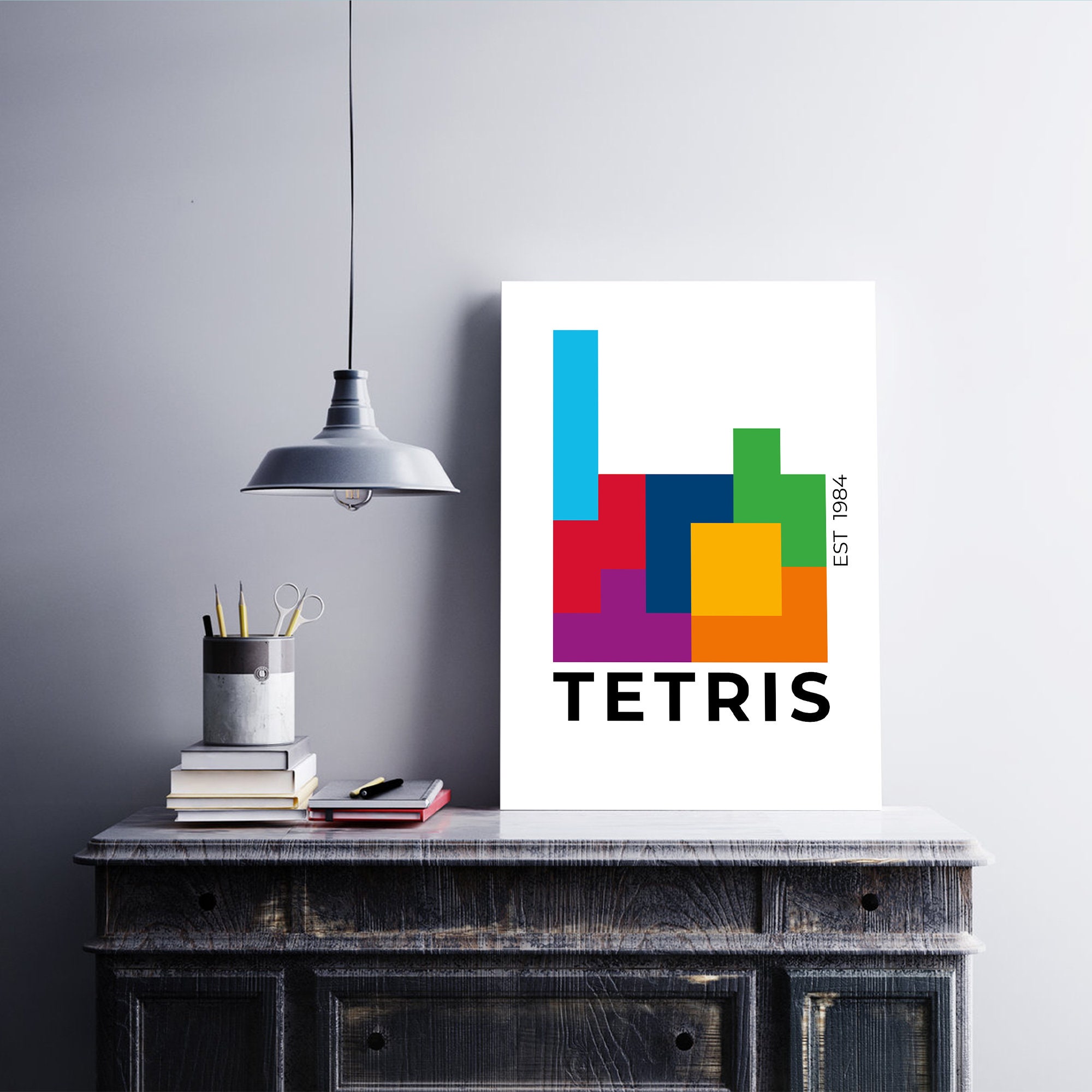 Game T-Tetris Block Poster Prints Wall Painting Bedroom Living Room  Decoration Office Home - AliExpress