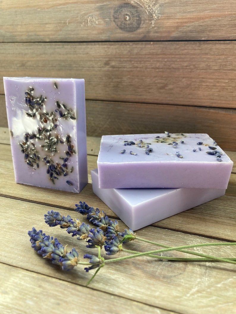 Lavender Bar Soap Calming Lavender Soap Bar Handmade Soap Gift for Her