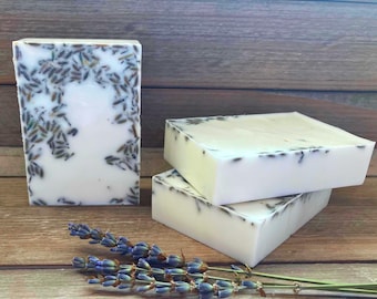 Lavender Oatmeal Bar Soap | Calming Oatmeal Soap Bar | Oatmeal Soap |  Handmade Soap | Gift for Her | Easter