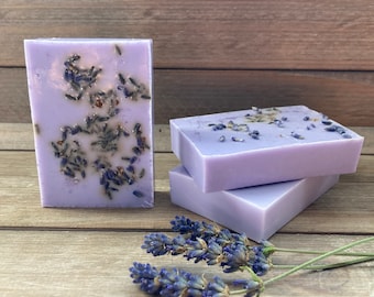 Lavender Bar Soap | Calming Lavender Soap Bar | Handmade Soap | Gift for Her | Self Care Kit | Sensitive Skin | Mother's Day | Spring