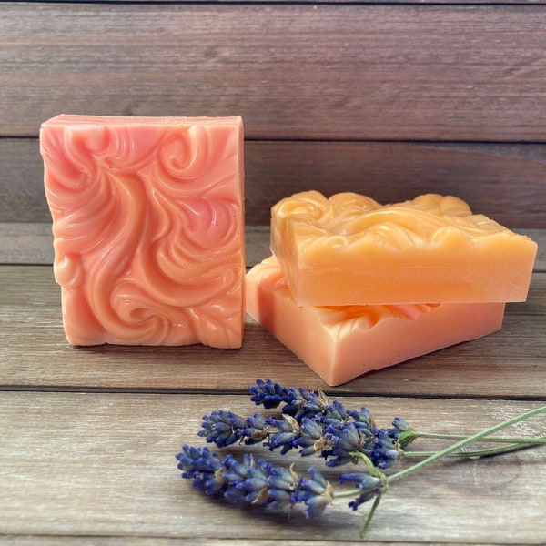 Spring Sunset Soap | Spring Soap | Orange Soap | Bar Soap | Handmade Soap | Homemade Soap | Mother's Day | Spring