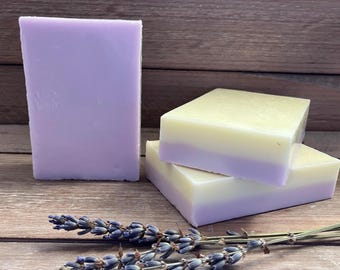 Lavender Lemon Bar Soap | Bar Soap | Bath Soap | Homemade Soap | Handmade Soap | Skin Care | Sensitive Skin | Easter