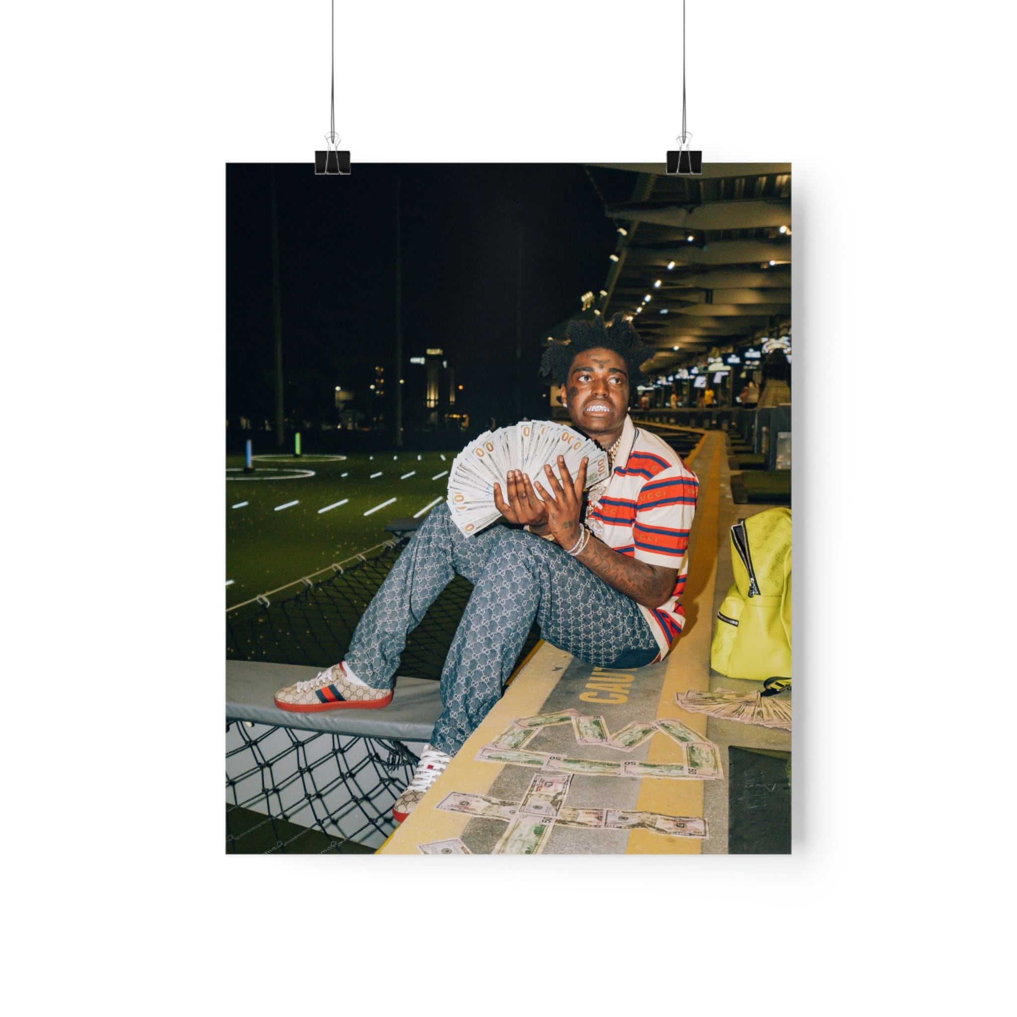Kodak Black Money Spread Hip-Hop Poster sold by Igbo_Fuchsia_Gay | SKU ...
