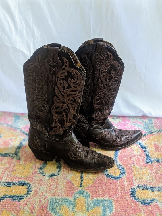 INCREDIBLE Vintage Corral Cowboy boots Women's Siz