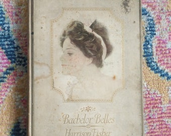 1902 Victorian Book of Poems Bachelor Belle's par Harrison Fisher