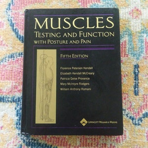 Muscles Testing and Function With Posture and Pain Fifth Edition - Etsy