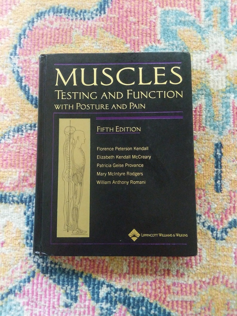 Muscles Testing and Function With Posture and Pain Fifth Edition - Etsy