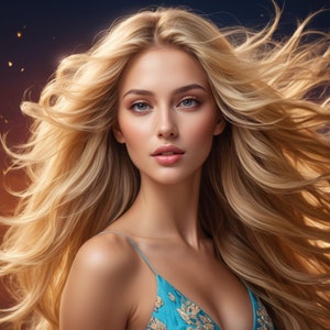 Sello de cabello sano
