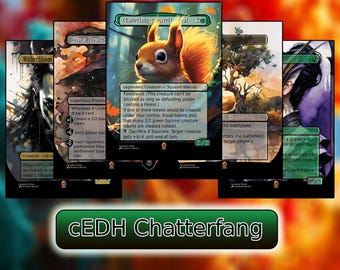 Chatterfang cEDH Deck - Benutzerdefinierte Full Art, High-Powered Combo Squirrel Kommandant