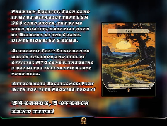mtg card gsm Proxy stock recommendations? Full Art Lands for Magic