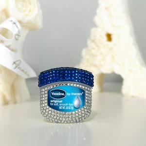 Bling Bedazzled Rhinestone Mini Lip Therapy Vaseline | Oryginalna