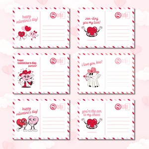 Impressões Retro Vibes Valentines, Cartões Engraçados de Dia dos Namorados, Cartão Postal Bonito de Galentine para Amigas | Download Instantâneo PDF PNG