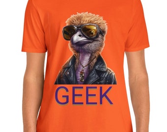 T-shirt en autruche à code geek : t-shirt unisexe Cyberpunk Tech Wizard