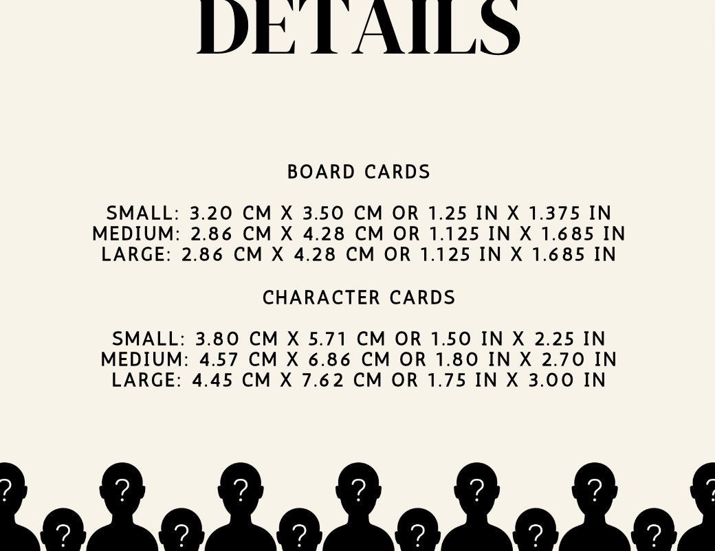 Editable Guess Who Custom Template Insert Cards Montessori Learning
