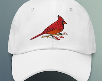 Hats with handmade birds cardinals Cardinal Hat, Crochet Beanie, Accessories, Clothing, Men  main image 4