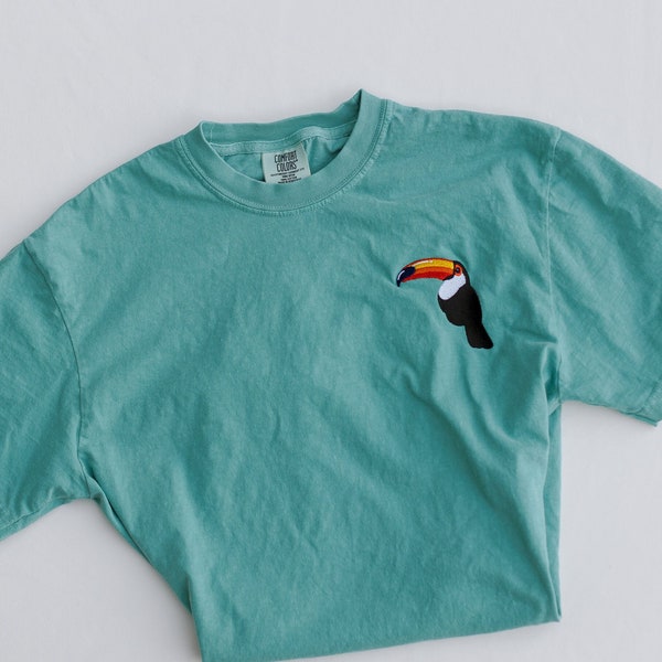 Embroidered Toucan Comfort Colors Shirt