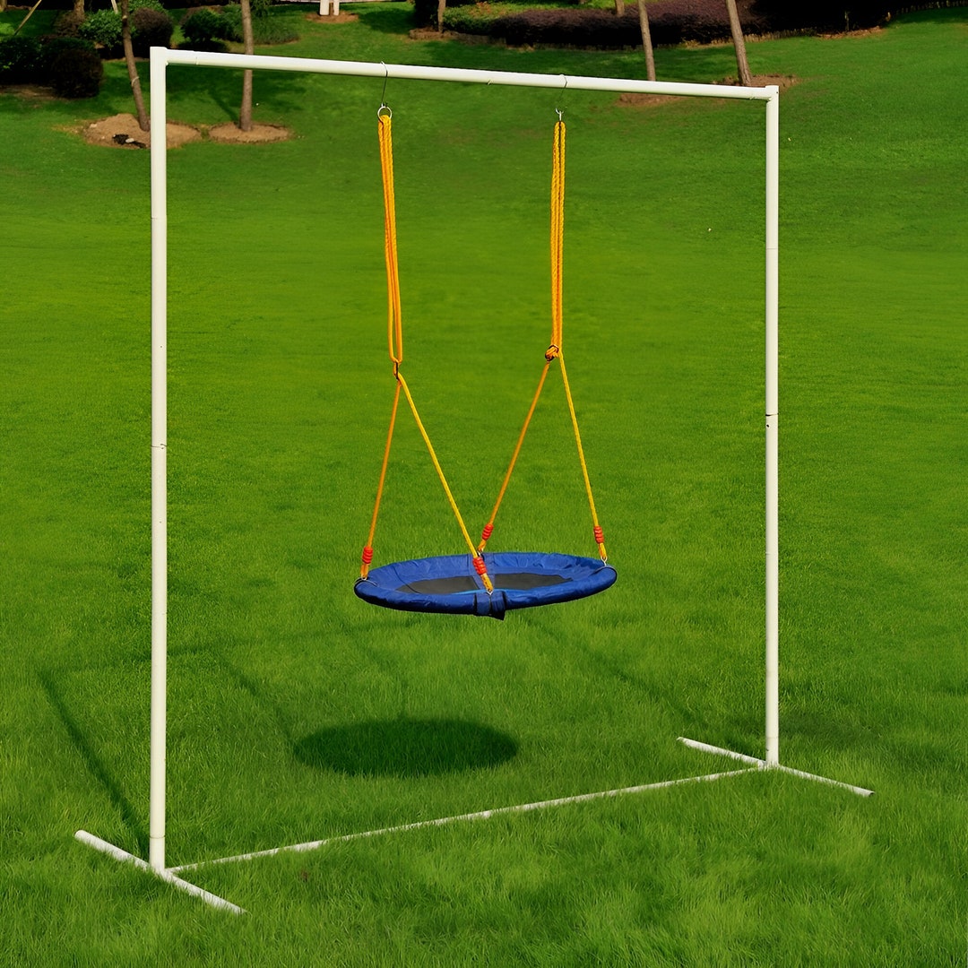 Kids Garden Swing Wooden Kids Swing Tree Swing Hanging Kit Etsy