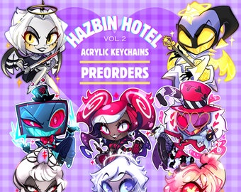 PREORDERS | Hazbin Hotel | Acrylic Keychains | VOL.2