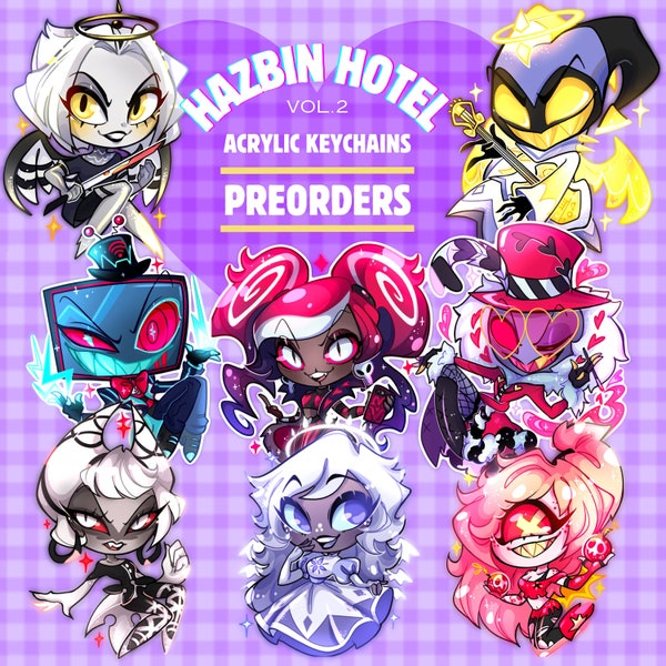 PREORDERS | Hazbin Hotel | Acrylic Keychains | VOL.2