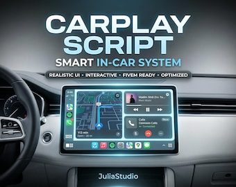 CarPlayスクリプト｜車載音楽システム｜車両オーディオ同期｜FiveM対応｜簡単インストール｜最適化済み｜高品質