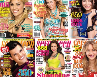SEVENTEEN MAGAZINE x 30 Issues- [2007-2012] America's Best Teen Age Magazine - Instant Download PDF Version