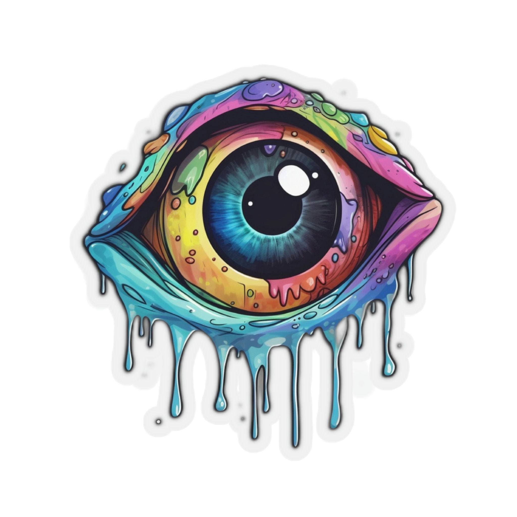 Weirdcore Eyeball Rainbow