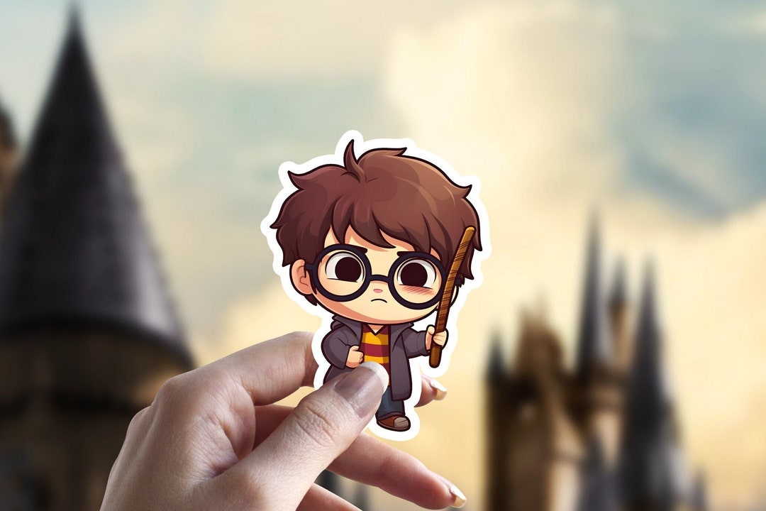 Sticker Harry Potter Kawaii Sticker Harry Potter Sticker Etsy