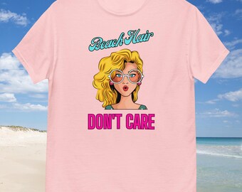 Strandhår bryr mig inte - Unisex-t-shirt