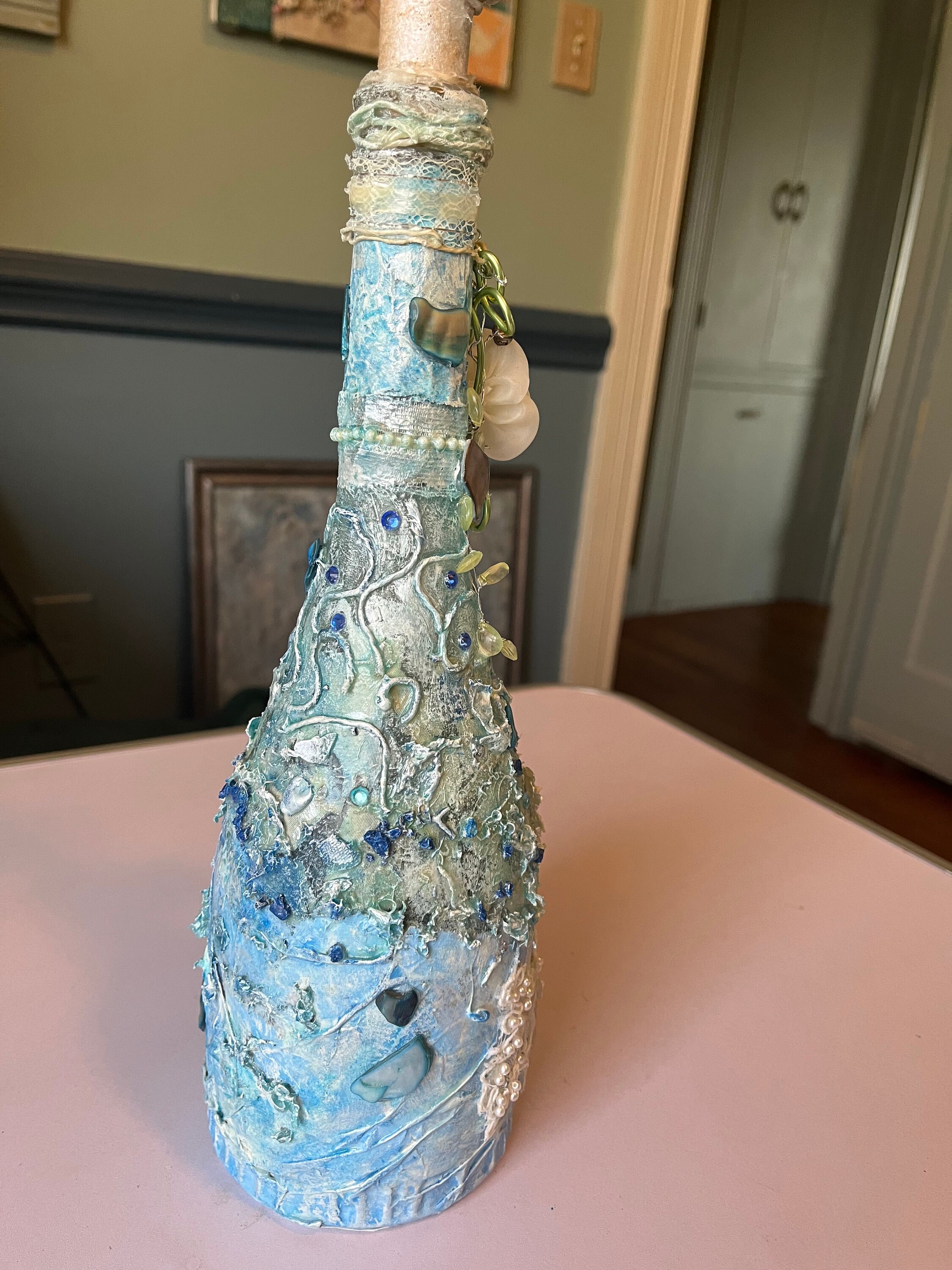 Altered Sea Themed Bottle - Etsy