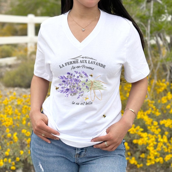 T shirt lavande sale