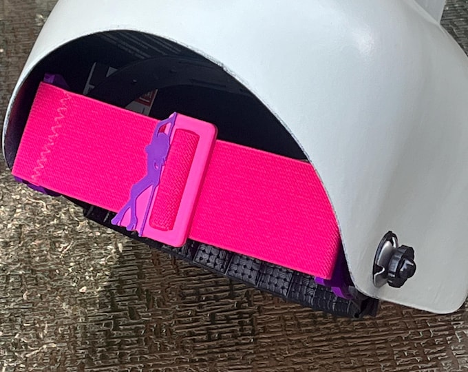 Pink Stripper Strap 2” Welding Hood Strap for  Fiber Metal, Pancake, Outlaw, Pipeliner Cloud, Jackson, Tefuawe, Hobart, or Huntsman