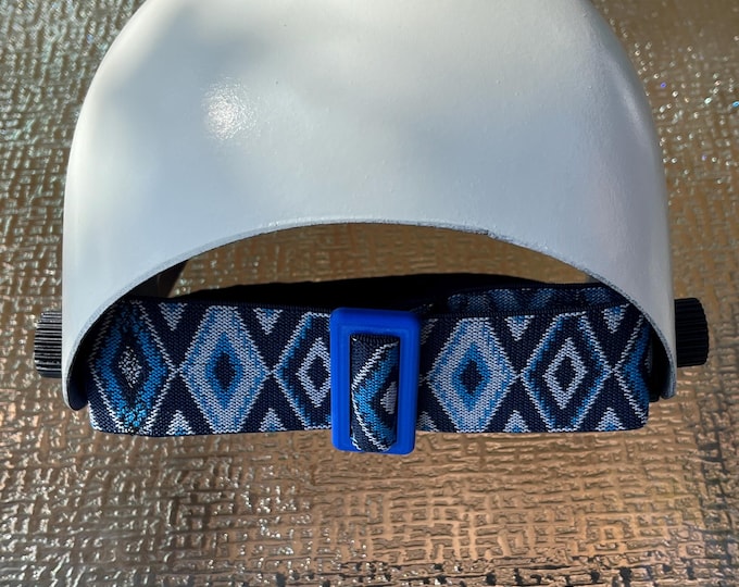 Blue Aztec Welding Hood Strap