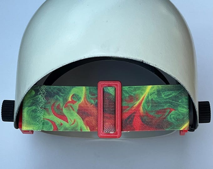 2” Welding Hood Strap Rafa Smoke for  Fiber Metal, Outlaw, Pipeliner Cloud, Jackson, Tefuawe/Armour Guard 2.0, Hobart, or Huntsman