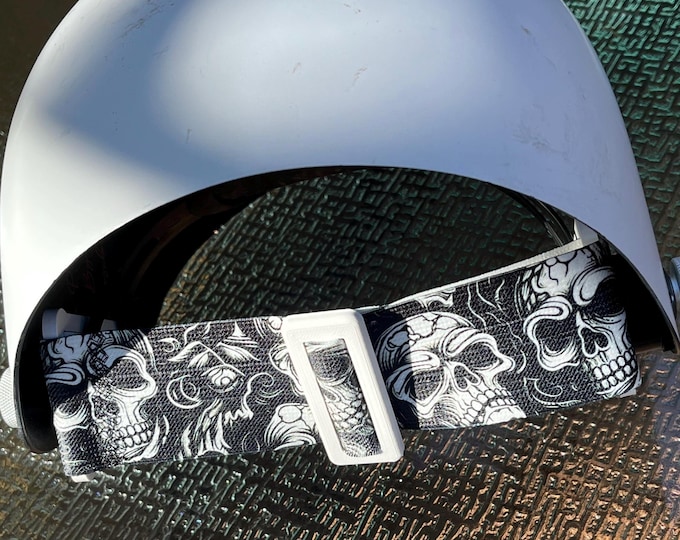 2” Welding Hood Strap Skulls for  Fiber Metal, Outlaw, Pipeliner Cloud, Jackson, Tefuawe, Hobart or Huntsman