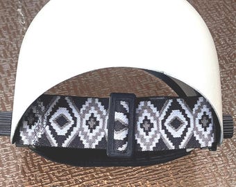 2” Welding Hood Strap for  Fiber Metal, Pancake, Outlaw, Pipeliner Cloud, Jackson, Tefuawe, Hobart or Huntsman. Black White Gray