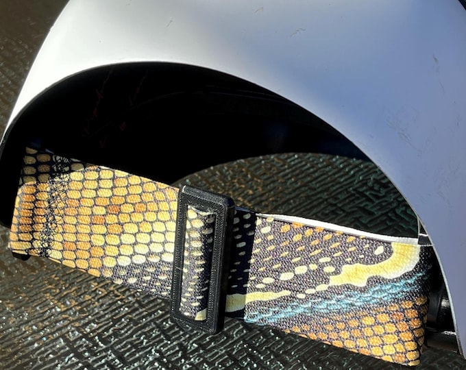 2” Welding Hood Strap Snake Skin for  Fiber Metal, Outlaw, Pipeliner Cloud, Jackson, Tefuawe, Hobart, or Huntsman